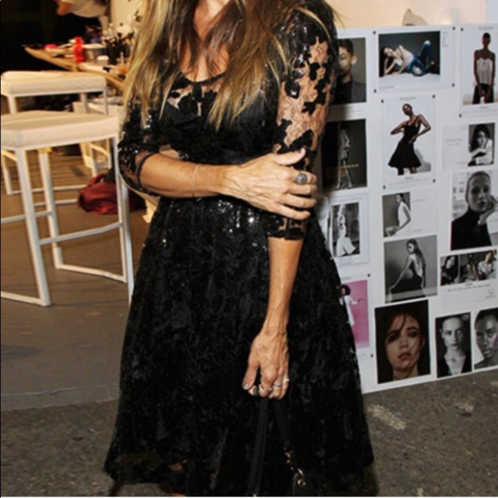 Tracy Reese Black Label glamourous Black frock